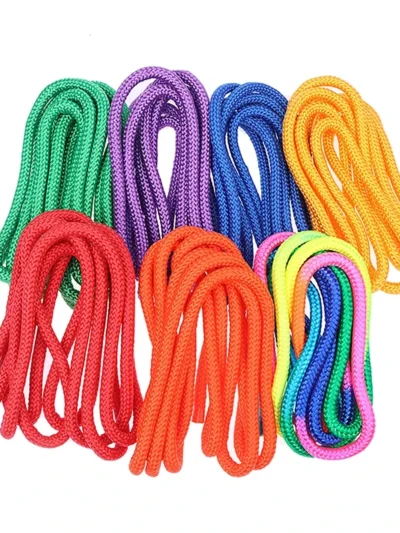 1PC Gymnastics Arts Rope Jumping Rope Exercise Fitness Rainbow Color