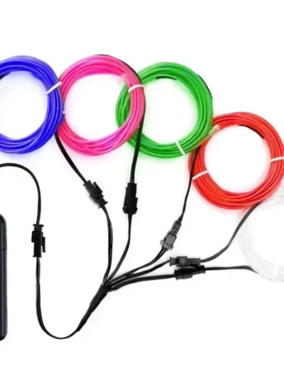 1M/3M/5M Flexible Neon Light Ball Dress Decoration Light EL Luminous