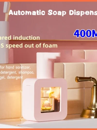 New Automatic Soap Dispenser Cute Pet Contact Free Hand Sanitizer USB