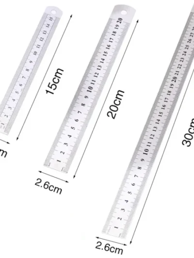 Stainless Steel Metal Straight Ruler Precision Double Sided Precision
