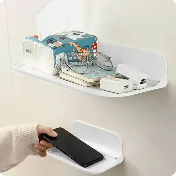 Folding Wall Mounted Shelf Saving Space Foldable Storage Rack