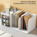 Desk Organizer With Drawer File Holders And Pen Holders Simple Drawer