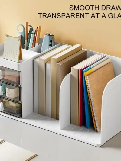 Desk Organizer With Drawer File Holders And Pen Holders Simple Drawer